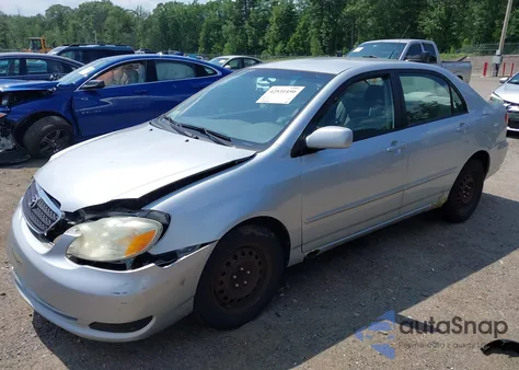 2007 Toyota Corolla Le из США, поврежденный, VIN JTDBR32E870124066